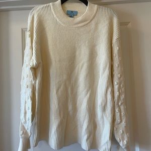 NWT women’s Cece sweater from Nordstrom ivory knit
